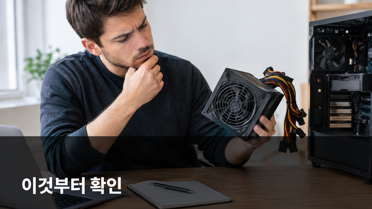 2026년 파워서플라이 권장 용량 계산 방법과 고장 증상 자가진단 가이드 대표 이미지