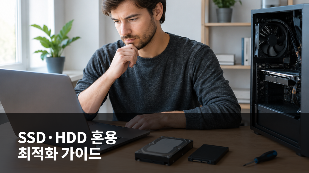 HDD와 SSD 혼용 시 성능 최적화 방법과 드라이브 파티션 관리 요령 대표 이미지