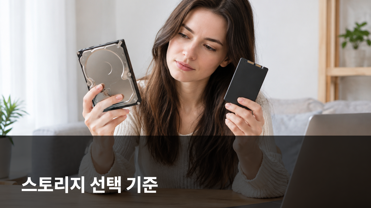 HDD vs SSD 수명 및 성능 차이 비교: 2026년 내 PC에 적합한 저장장치 선택 가이드 대표 이미지
