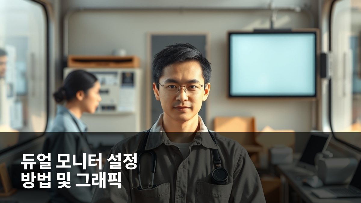 듀얼 모니터 설정 방법 및 그래픽카드 단자 연결 오류 해결 가이드 대표 이미지