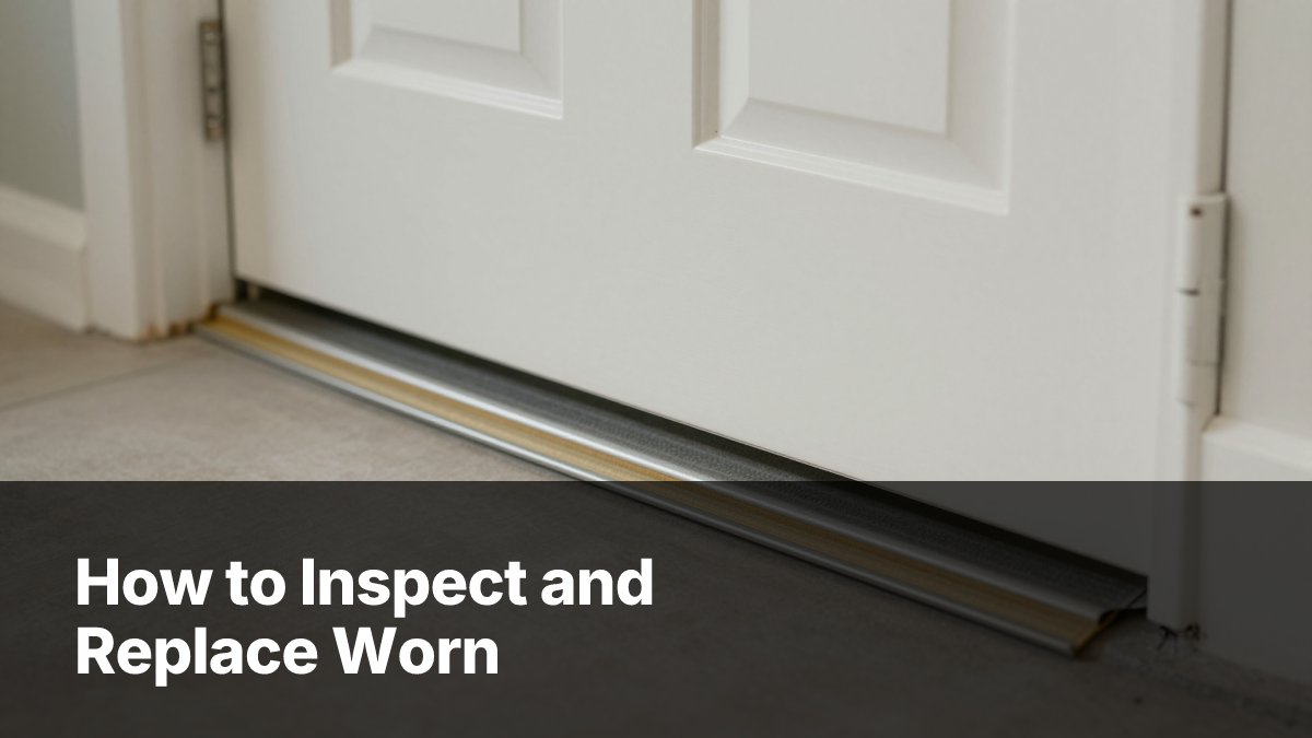 How to Inspect and Replace Worn Weatherstripping on Exterior Doors for Better Energy Efficiency featured image